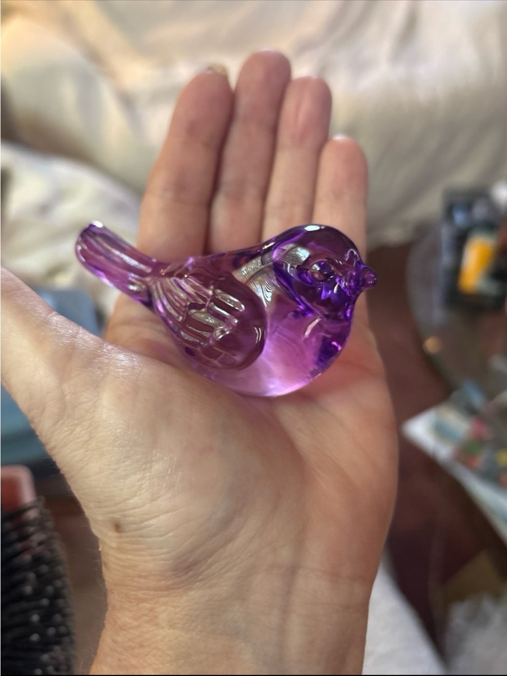 Purple Glass Bird